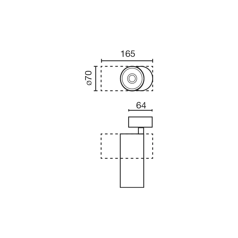 Fost SURFACE Белый проектор Ø70 28Вт 36° 4000K CRI90