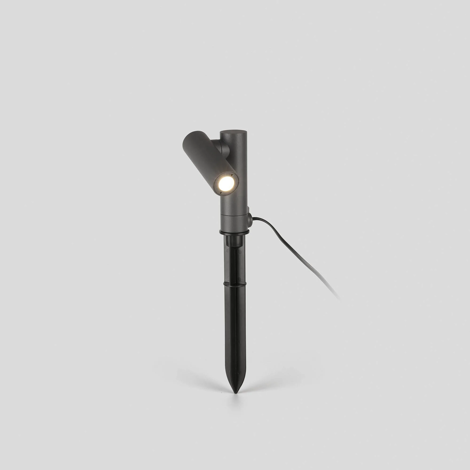 Темно-серая лампа Spy 145 на столбе LED 6W 3000K 30°