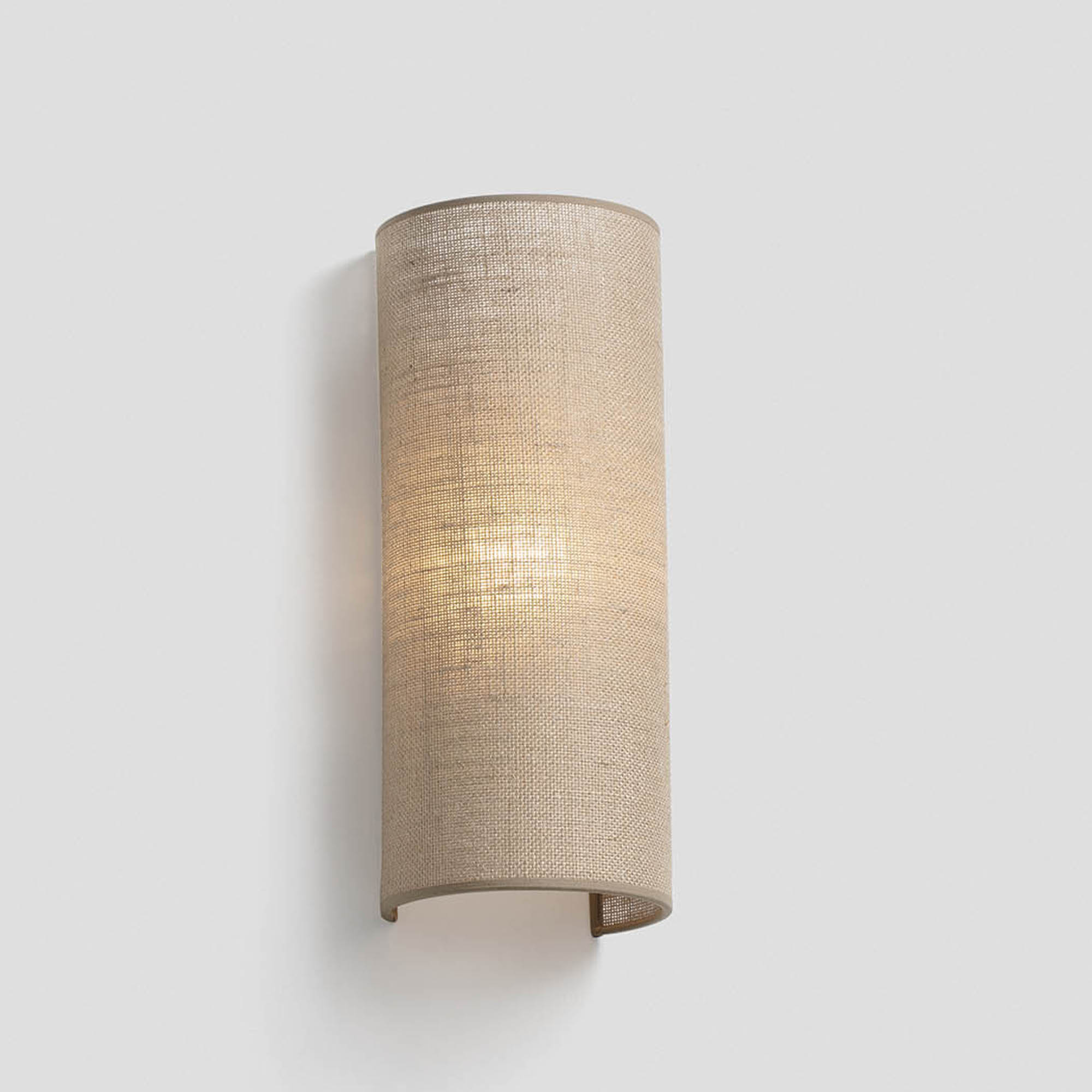 Настенный светильник Otton R Round Jute вертикальный 2xE27