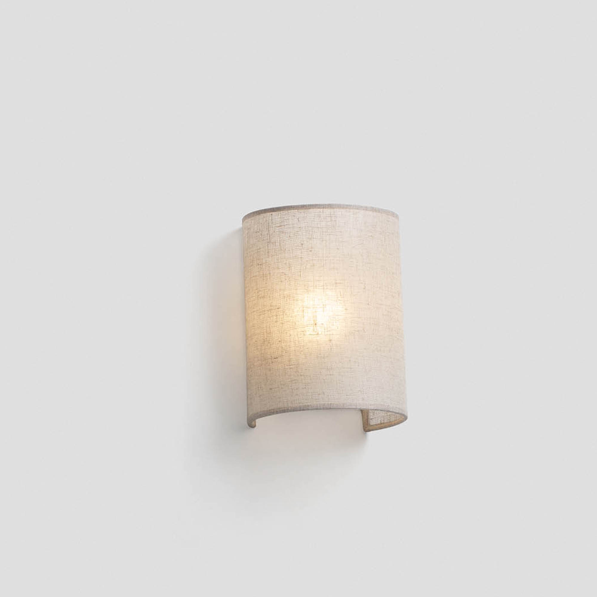 Настенный светильник Otton R Round Linen вертикальный 1xE27
