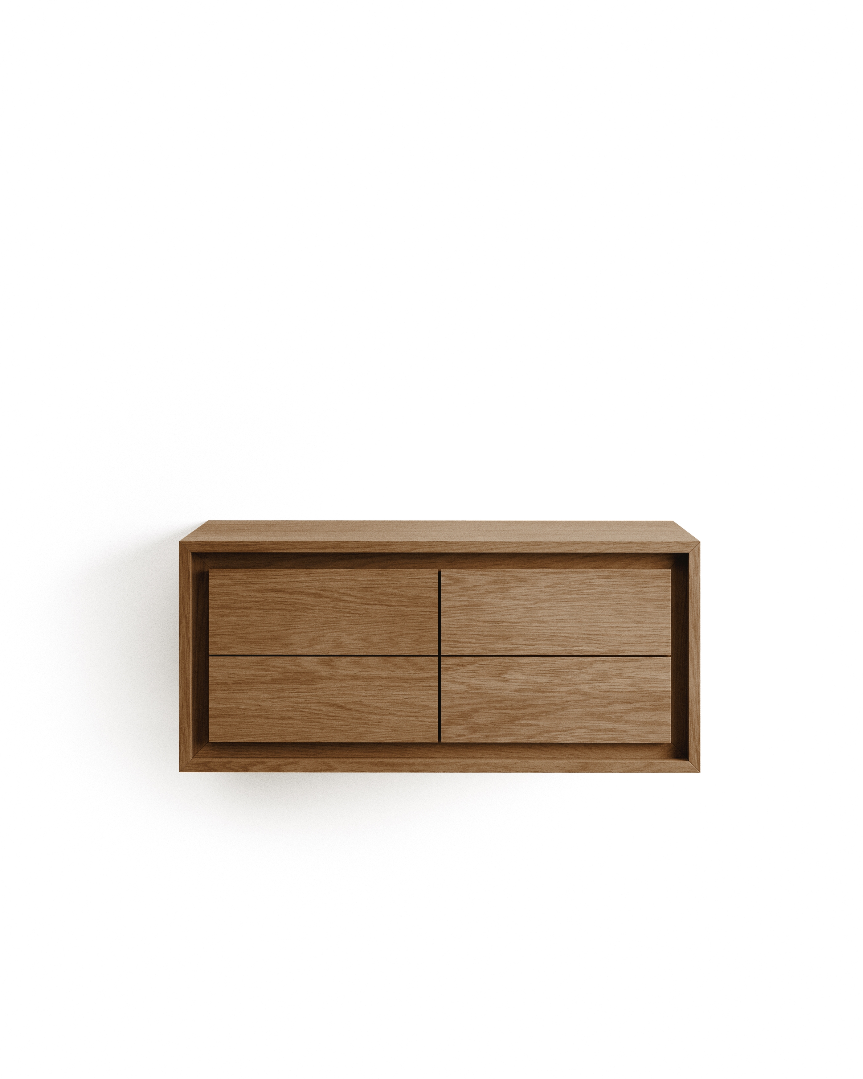 Kenta Мебель для ванной из массива тика с натуральной отделкой, 90 x 45 см