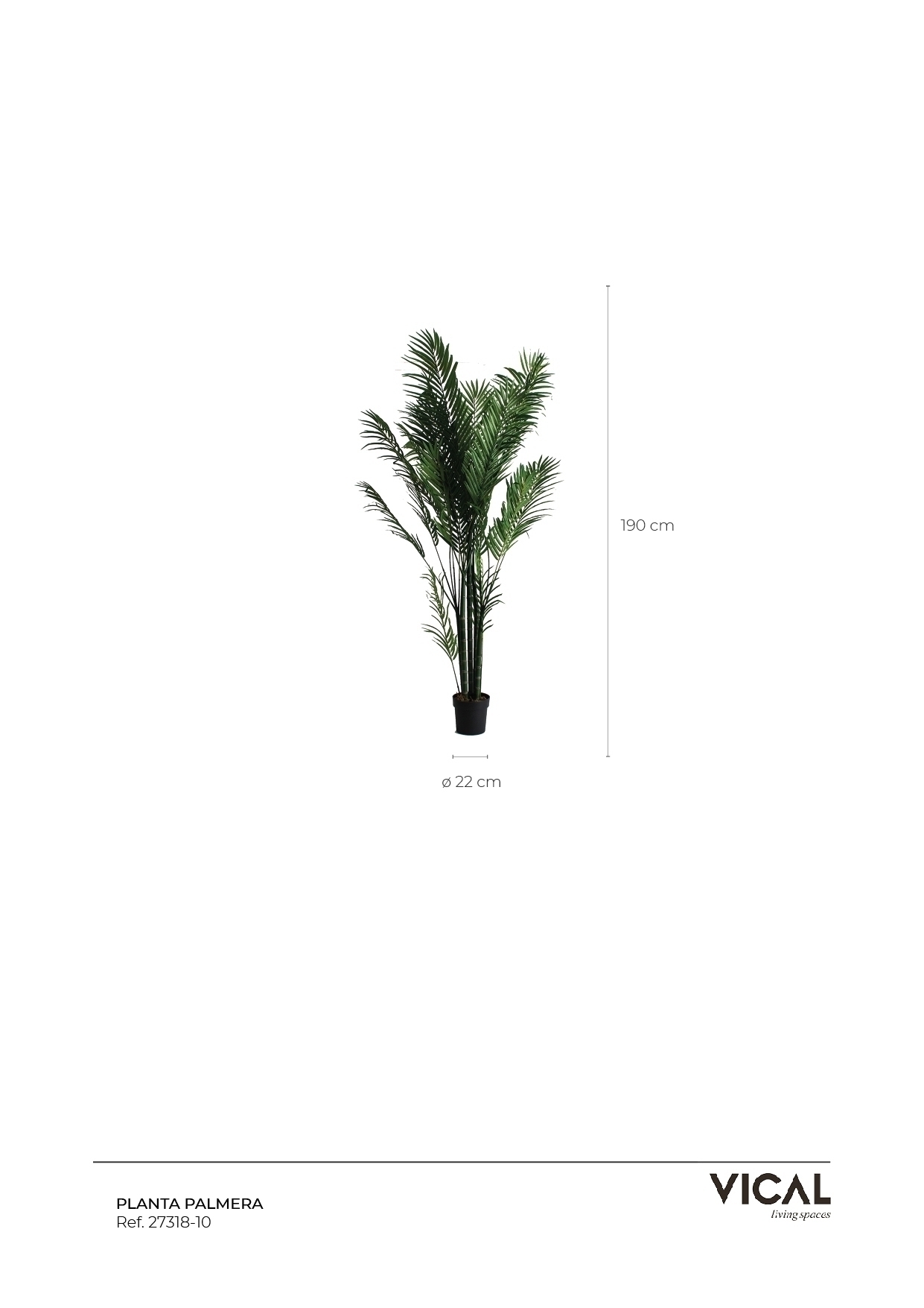 Пальмовое растение искусственное PALMERA