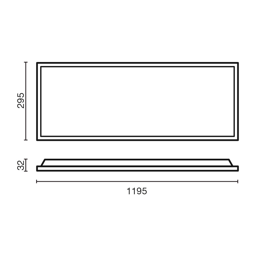 BACKLIGHT Встраиваемый светильник 595x595 UGR<19 36W 3000K 90°