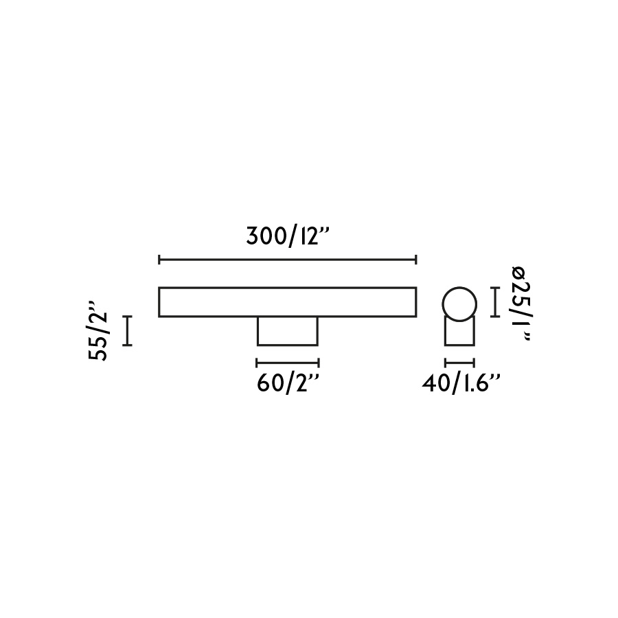 CALMA Настенный светильник LINESTRA желтый 5W 2700K