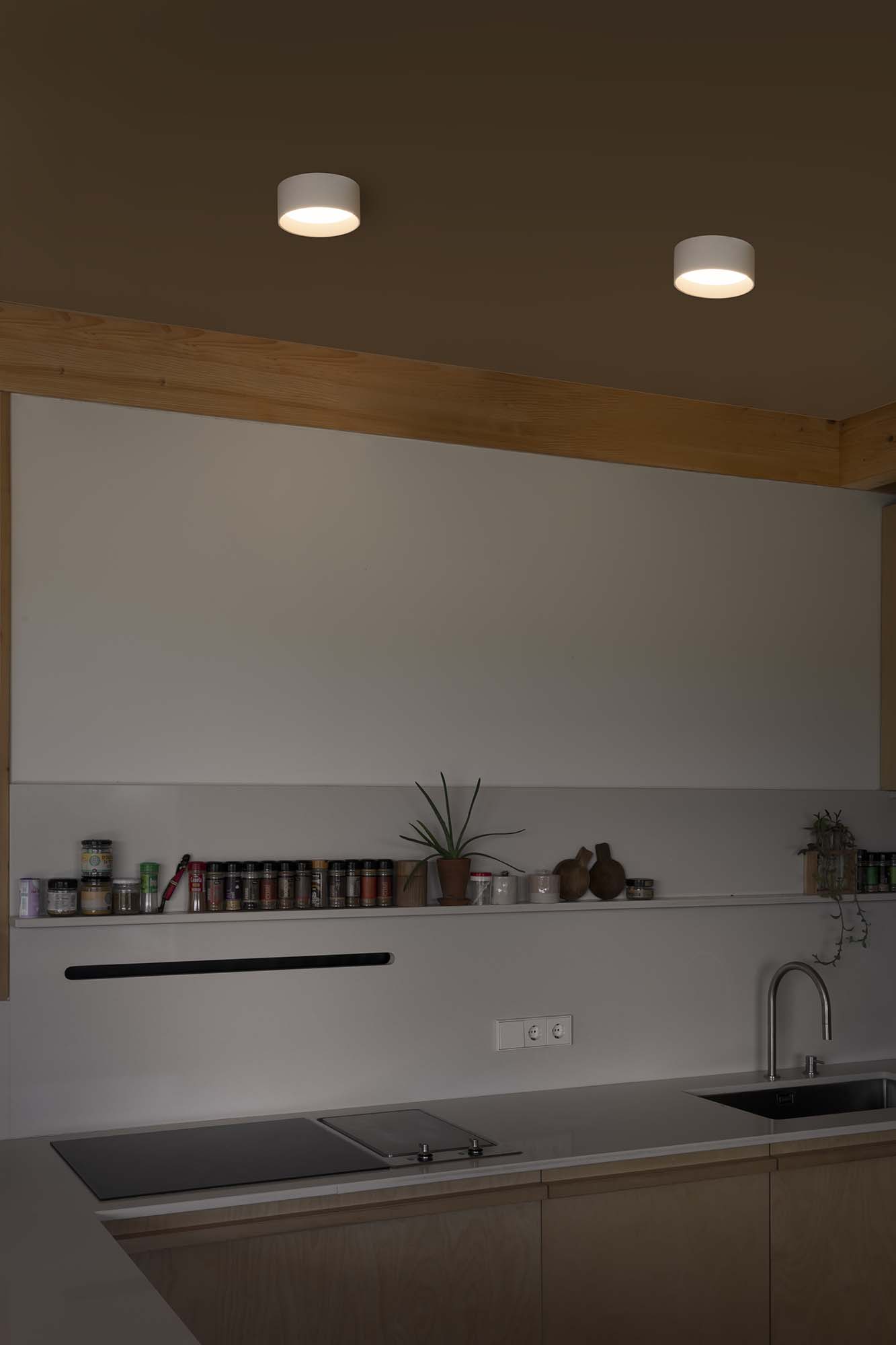 MIZU Потолочный светильник белый/белый LED 15W 2700K