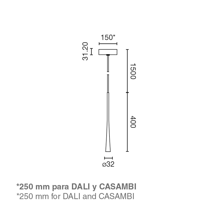 Подвесной светильник DIANA 800 NESO Black 6 Вт 2700 К