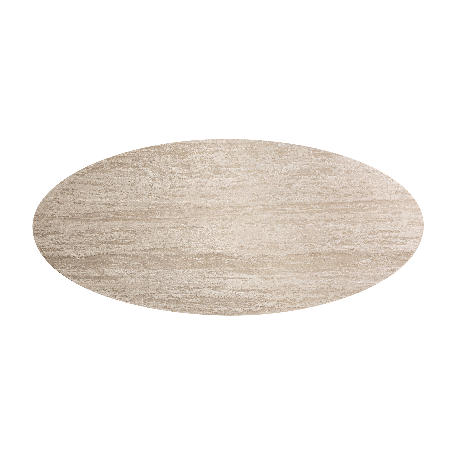 Обеденный стол Thiennes 220x100 из светло-коричневого травертина