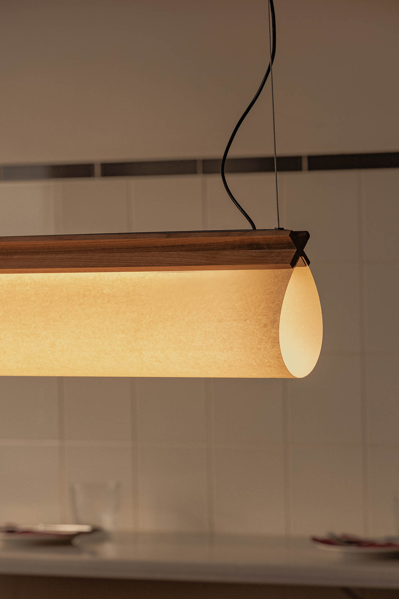 CATA Подвесной светильник орех SMD LED 15W 2200K