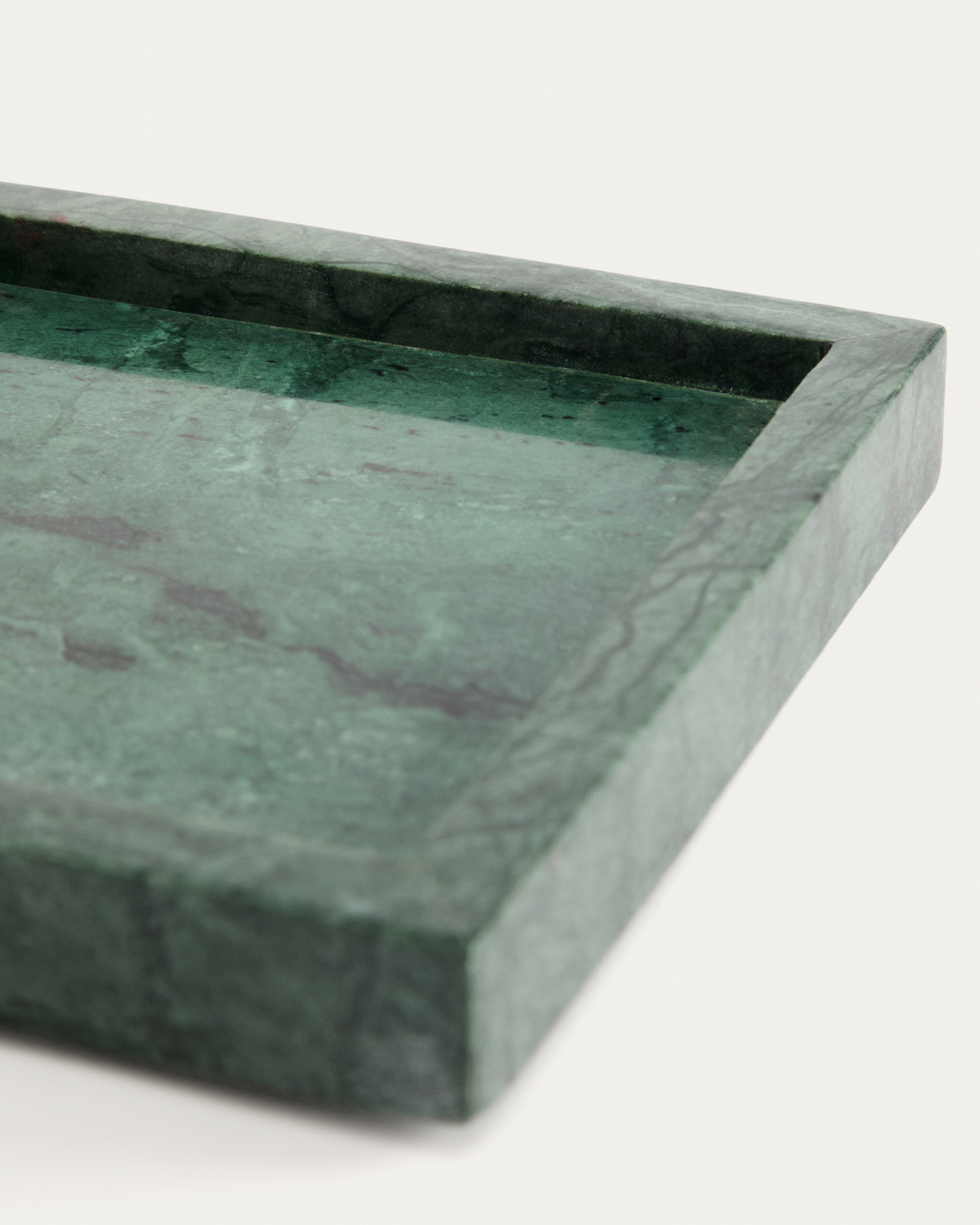 Поднос Serela из зеленого мрамора 18 x 18 см