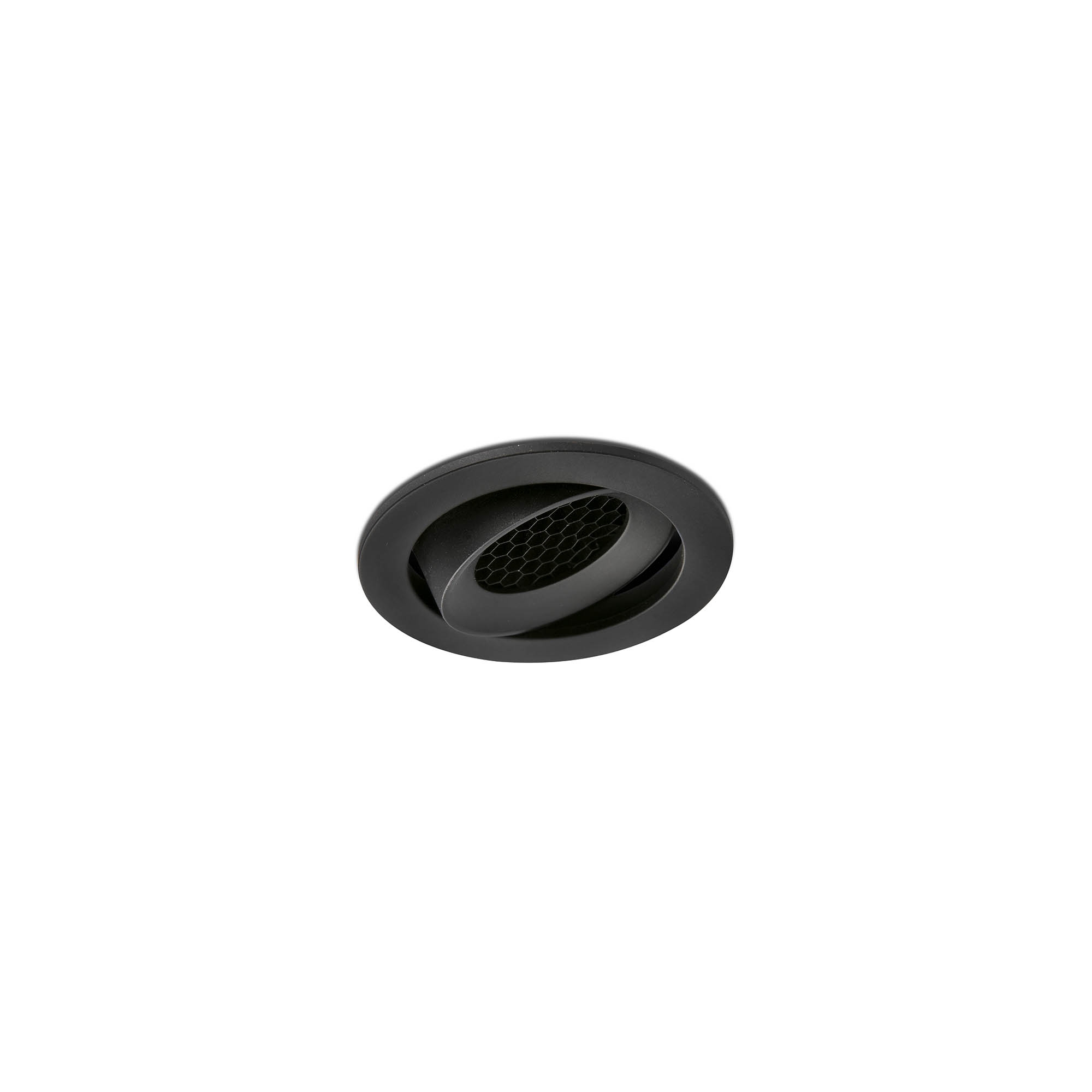 KIVI Встраиваемый светильник ORIENTABLE черный 7W 2700K 36° IP44