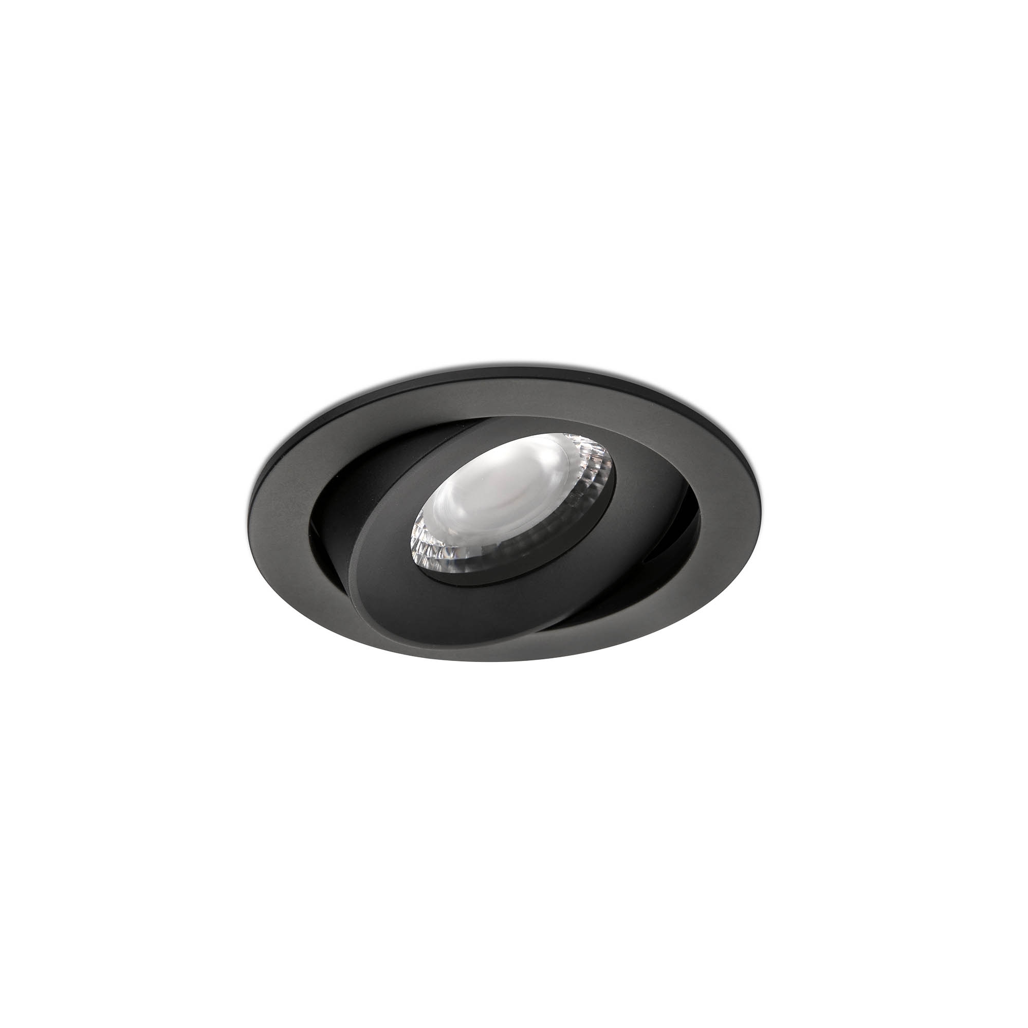 KIVI Встраиваемый светильник ORIENTABLE черный 5W 3000K 36° IP44