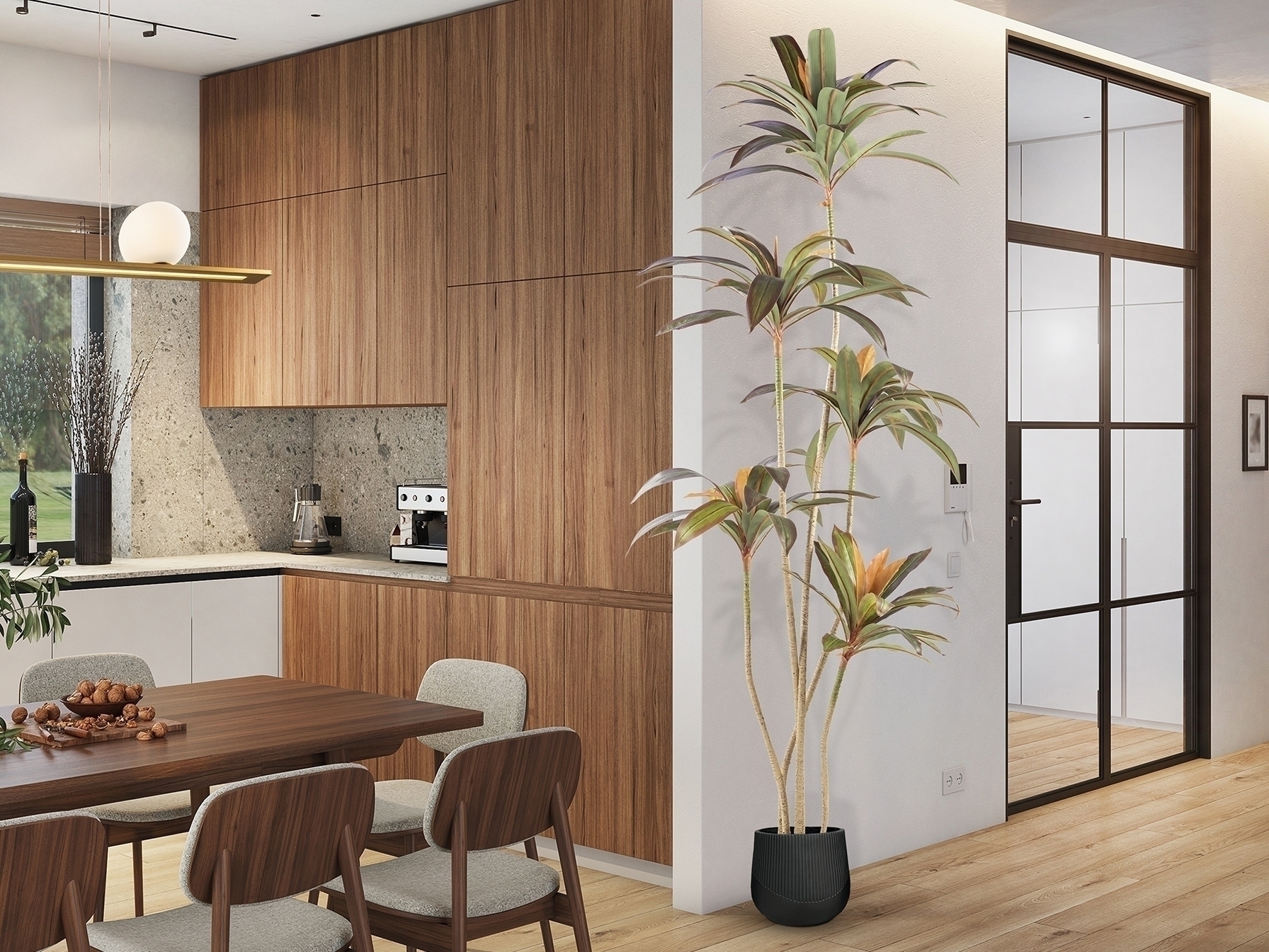Dracena roja Искусственное растение H220