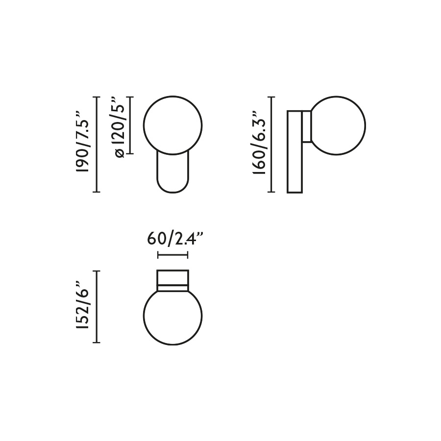 Настенный светильник MABE матовый никель LED 6W 3000K