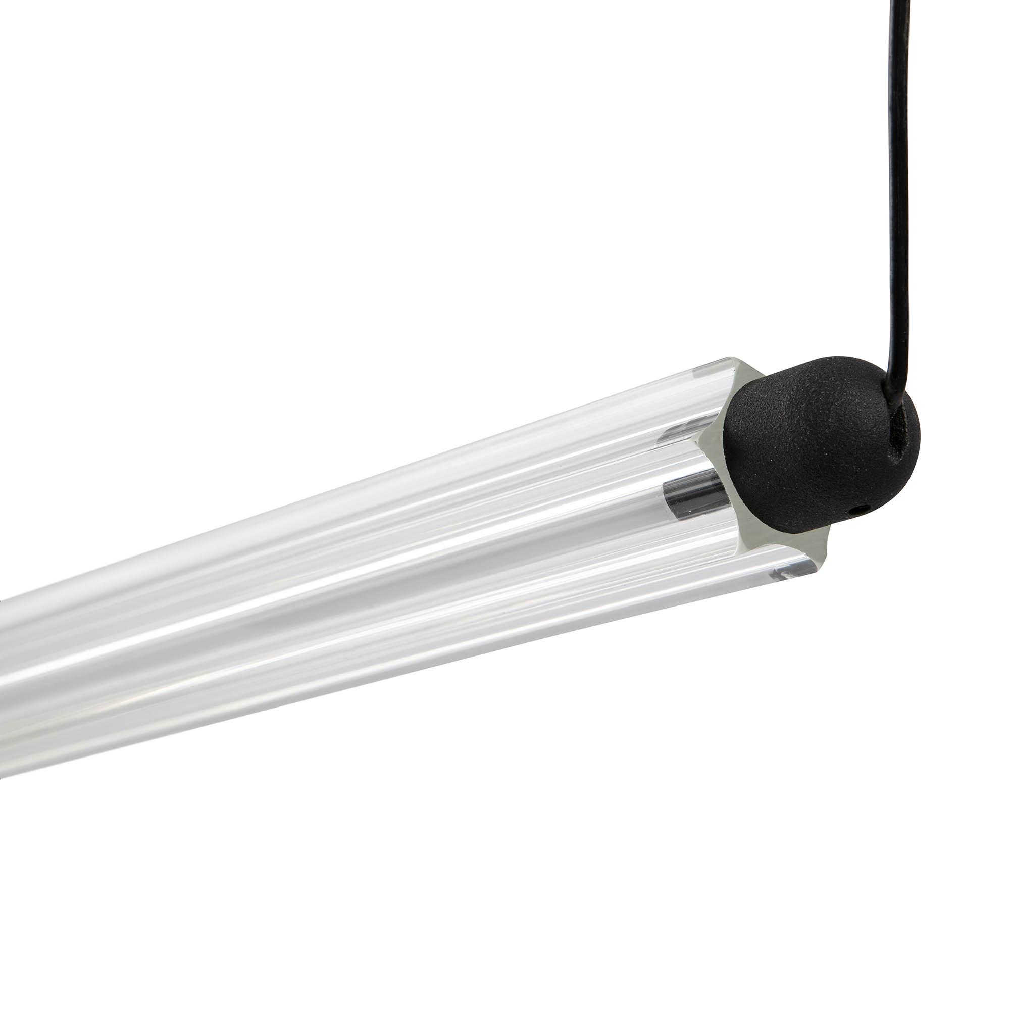 Подвесной светильник LUMINA 600 1L COLGANTE HORIZL черный LED 12W 2200K