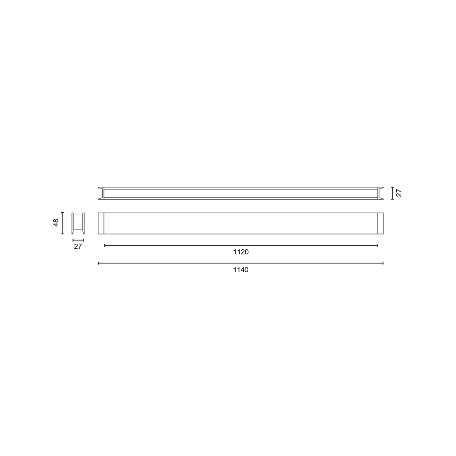 LUVA DECO Потолочный светильник 1120 12W 3000K белый
