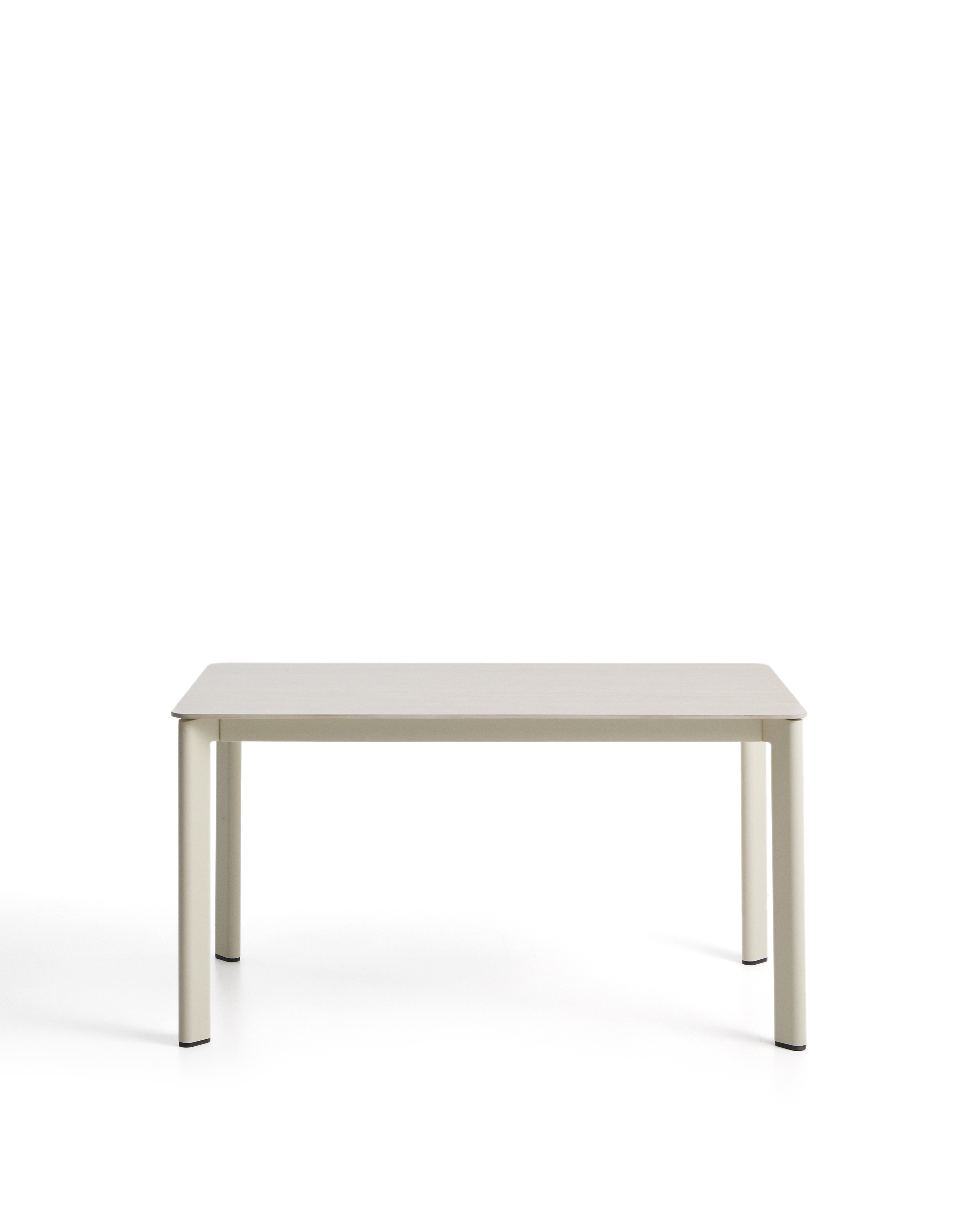Уличный стол Anafi с бежевой столешницей из спеченного камня, 140 x 80 см
