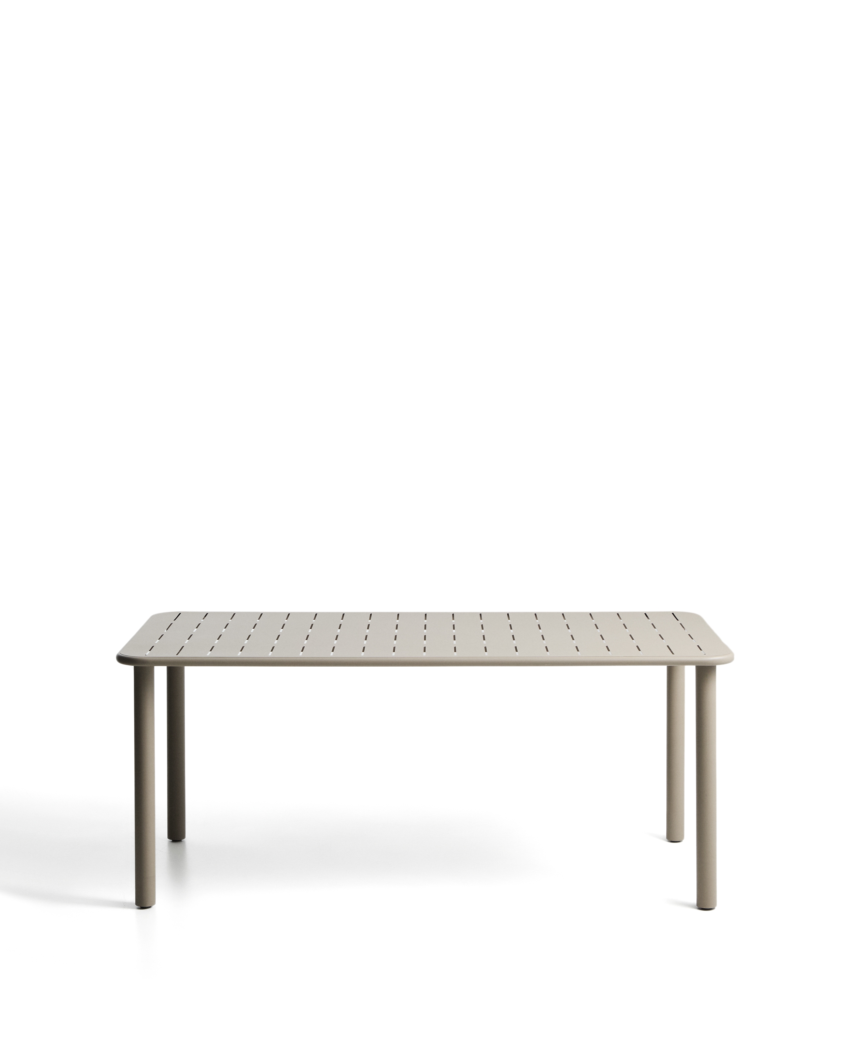 Уличный стол Brai из оцинкованной стали бежевого цвета, 180 x 90 см