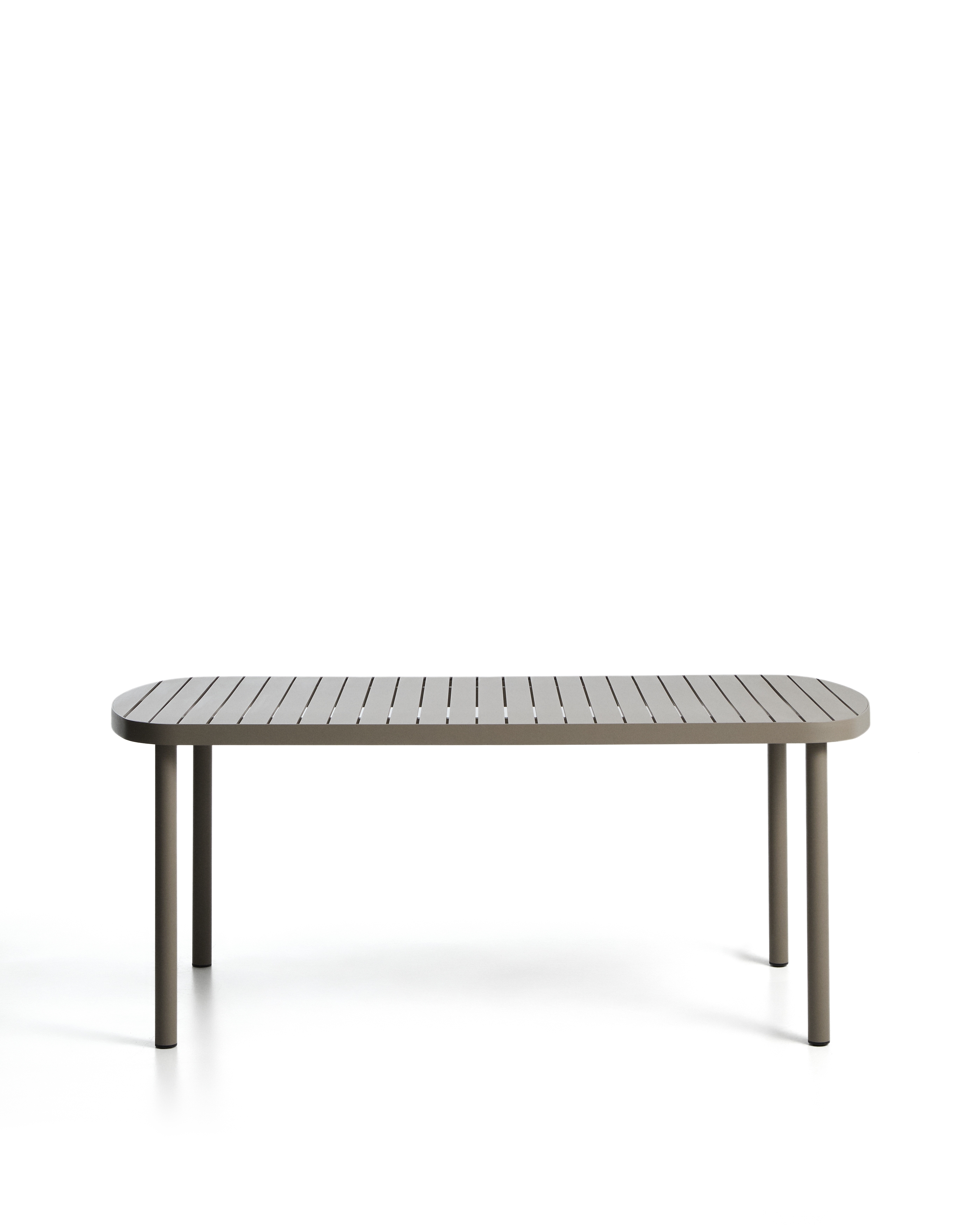 Уличный стол Joncols из алюминия с бежевой отделкой 180 x 90 см
