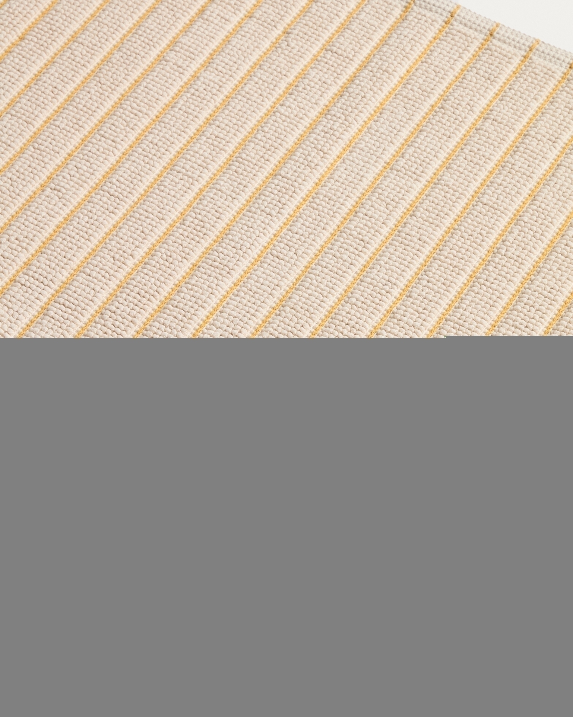 Хлопковый коврик для ванной Merade с желтыми полосками, 50 x 80 см
