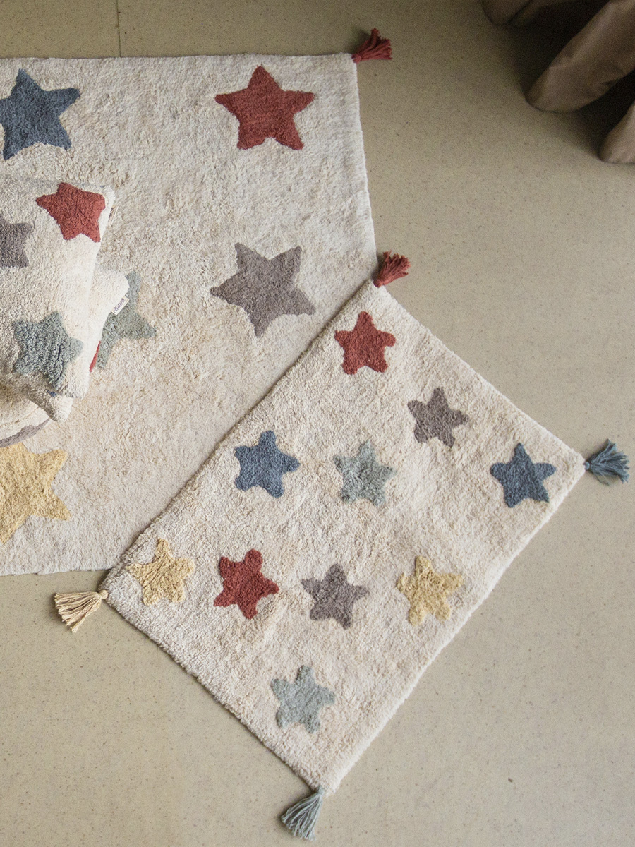 Хлопковый ковер Lillaland VINTAGE STARS 60*90