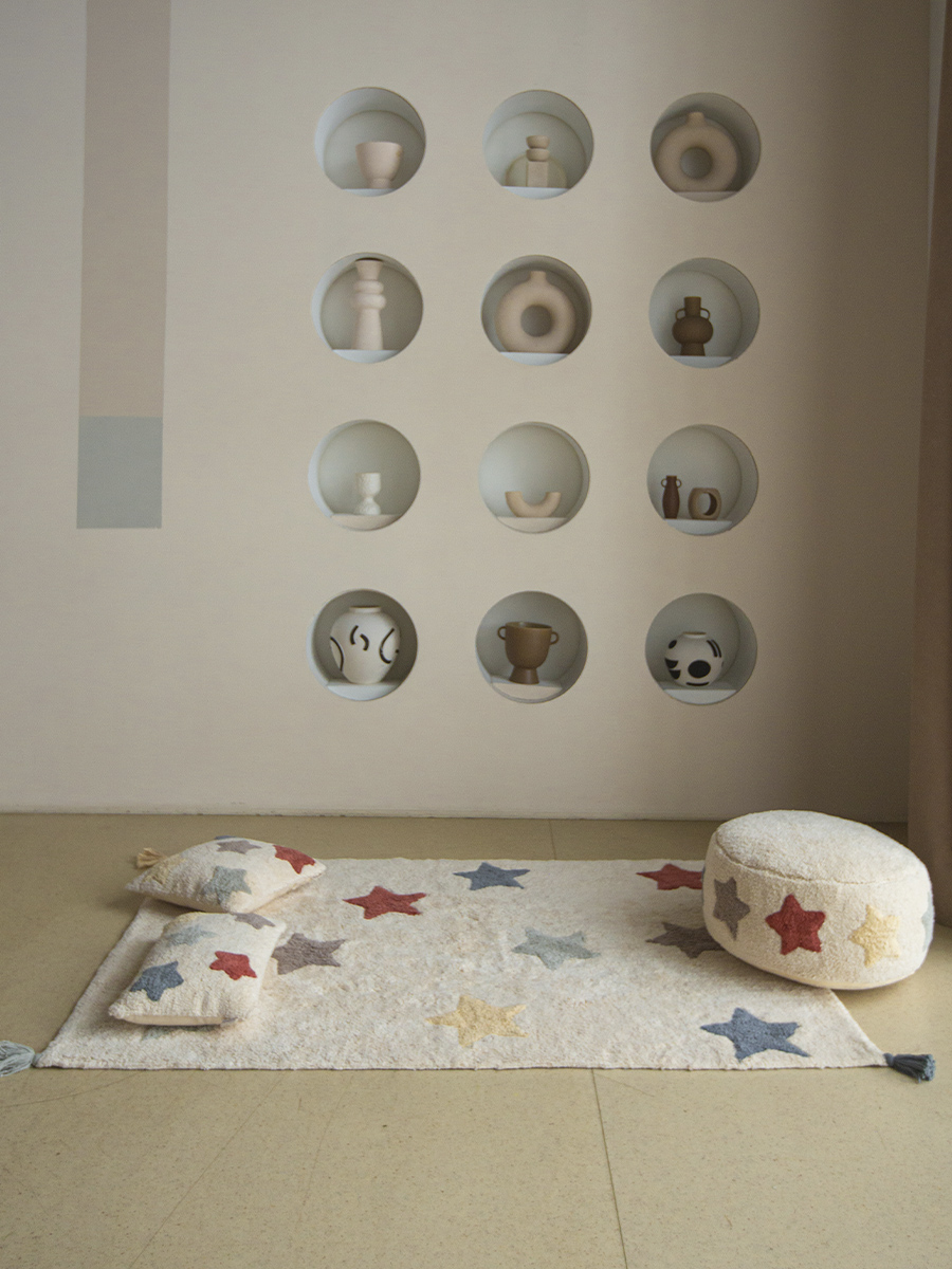 Хлопковый ковер Lillaland VINTAGE STARS 70*120