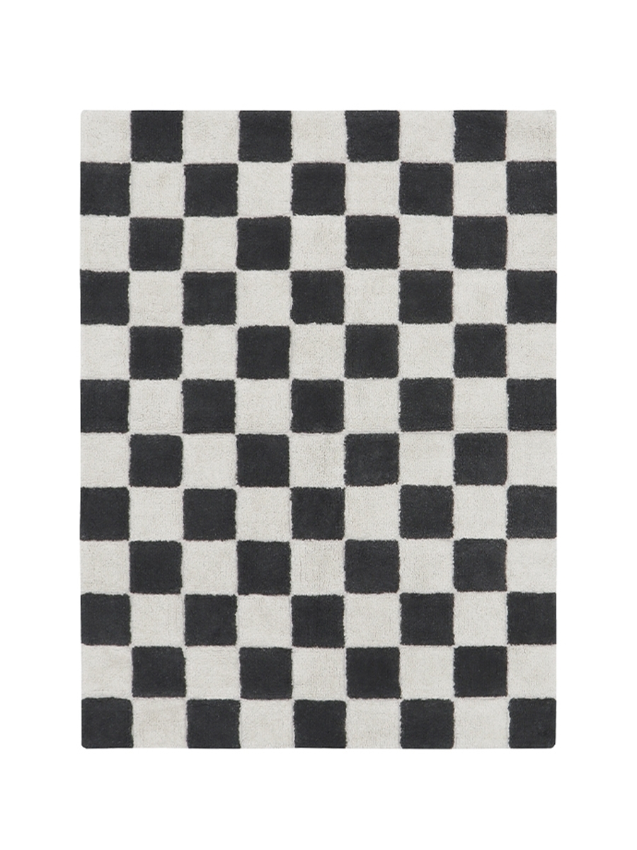 Ковер Шахматы серый 90*130