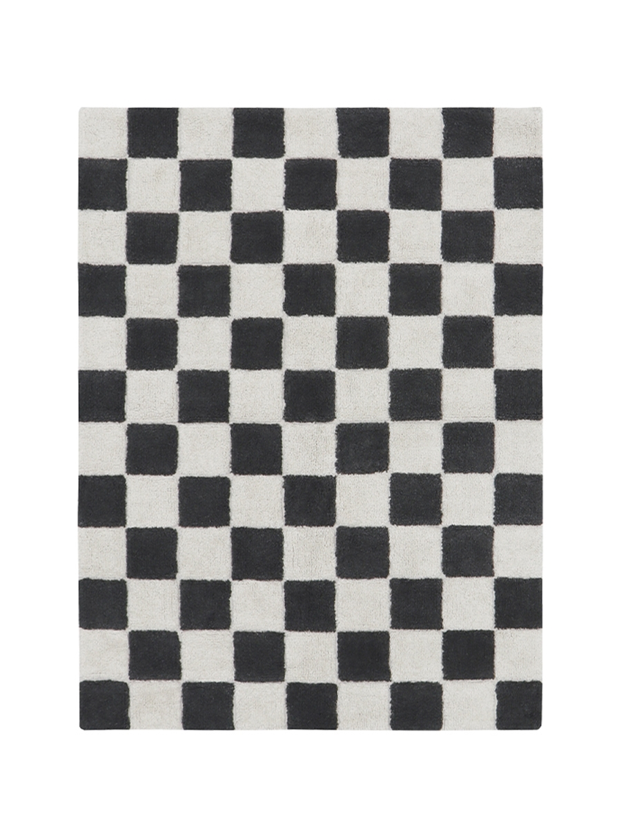 Ковер Шахматы серый 90*130