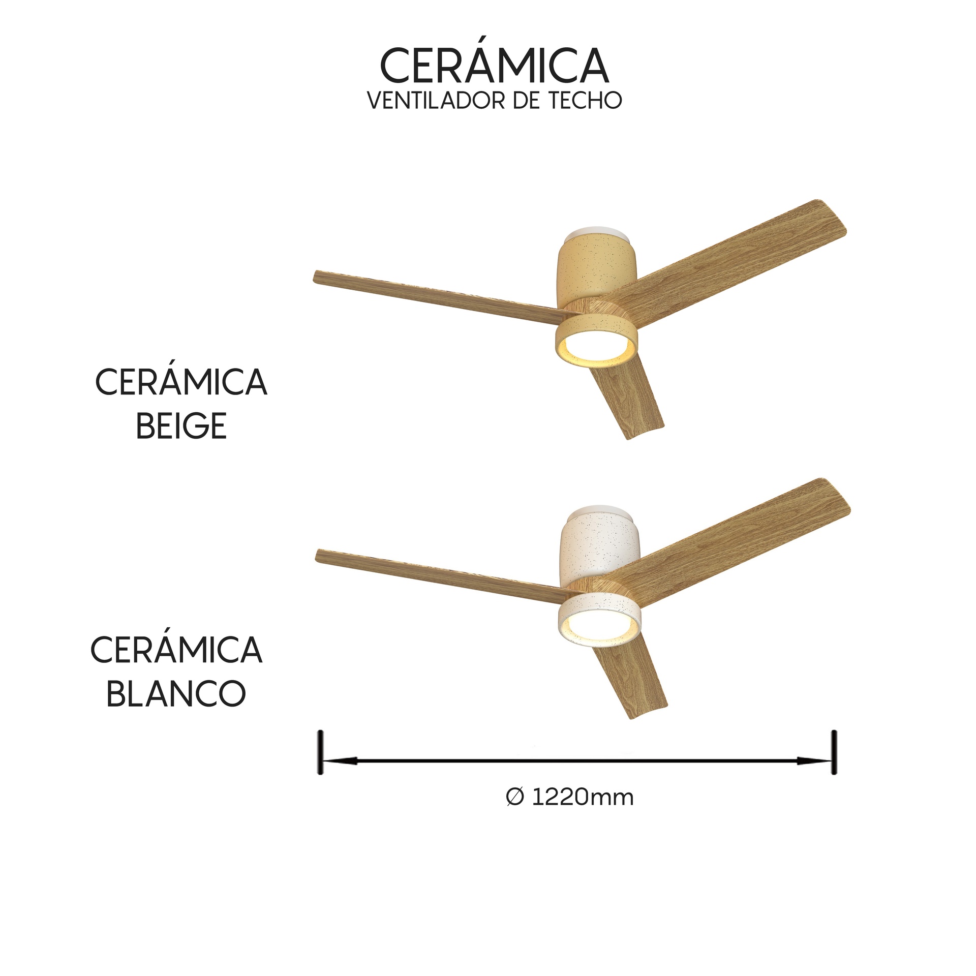 Люстра потолочная-вентилятор CERAMICA