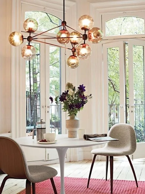 Люстра Modo Chandelier 10 Globes Black подвесная