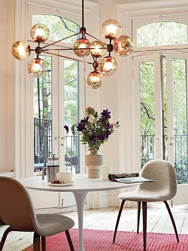 Люстра Modo Chandelier 10 Globes Black подвесная