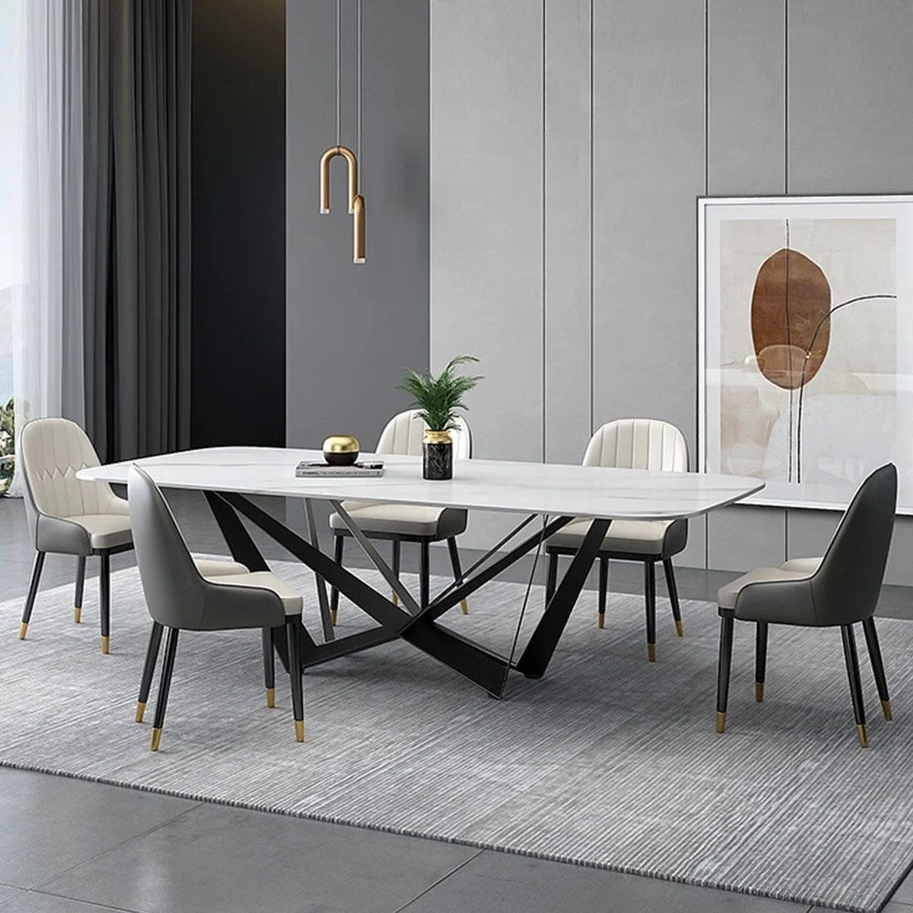 Стол обеденный Scorpio Marble B5809 Brass