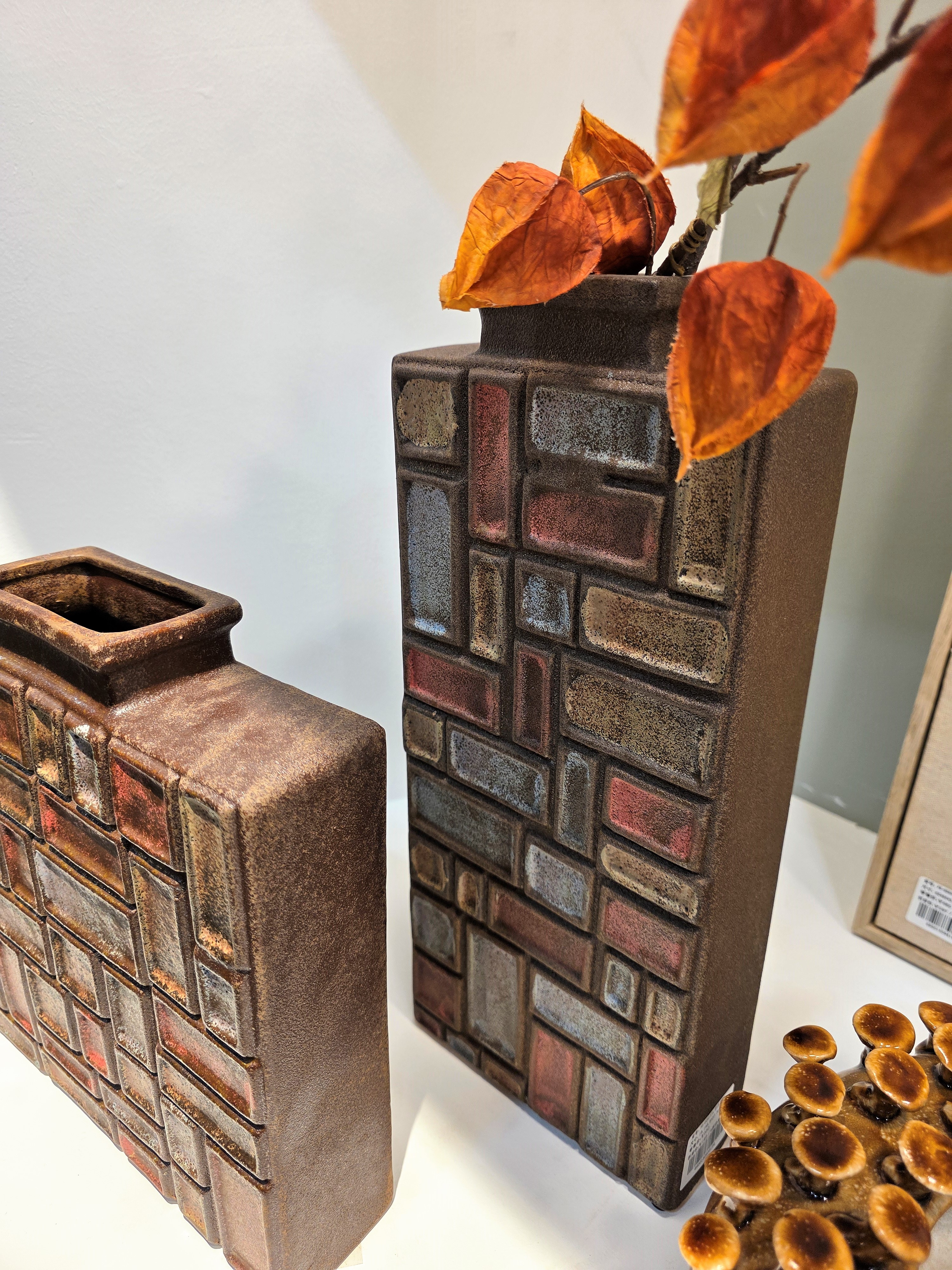 Ваза Colored square bottle