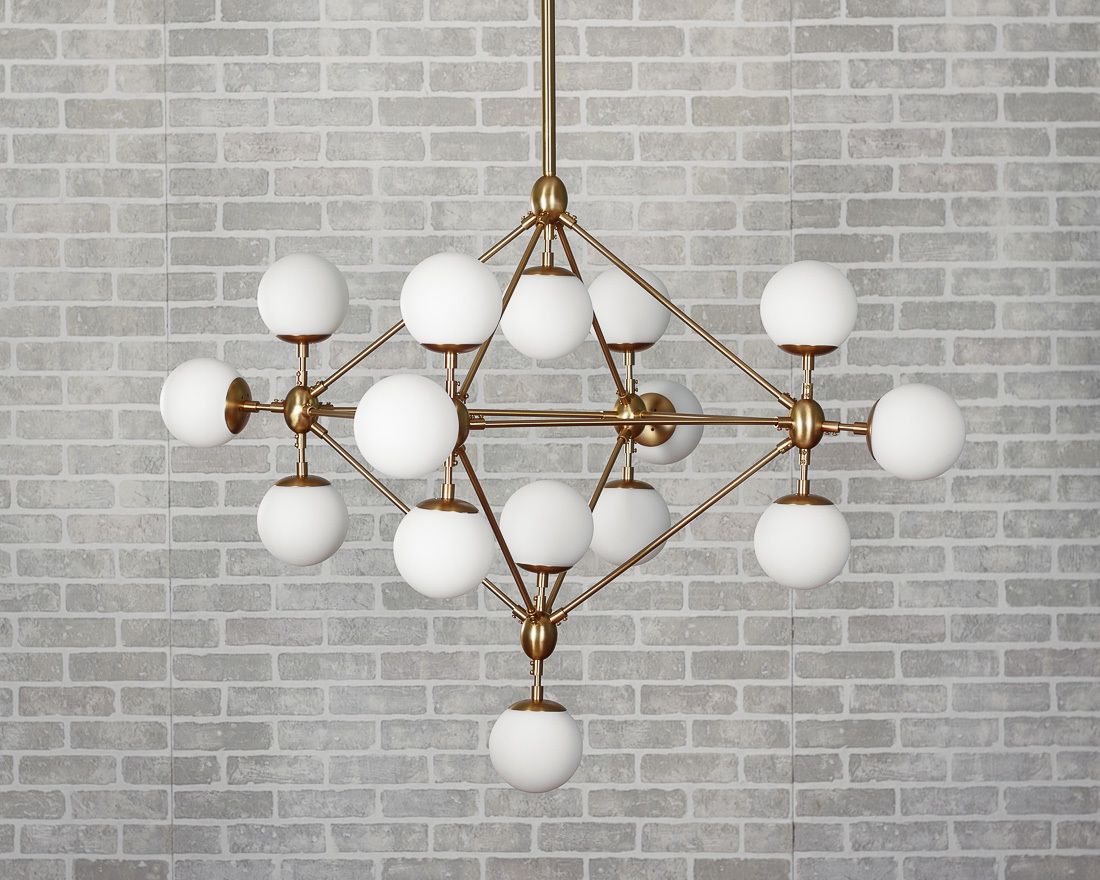 Люстра Modo Chandelier 15 Globes подвесная