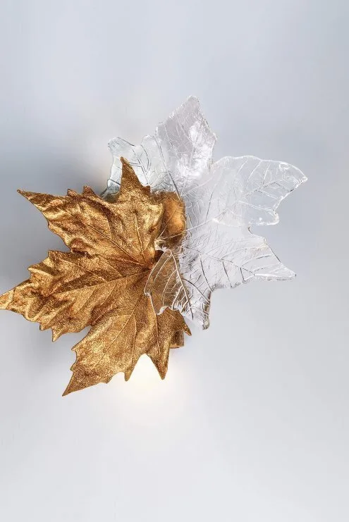 Бра Folio Leaves Couple Copper