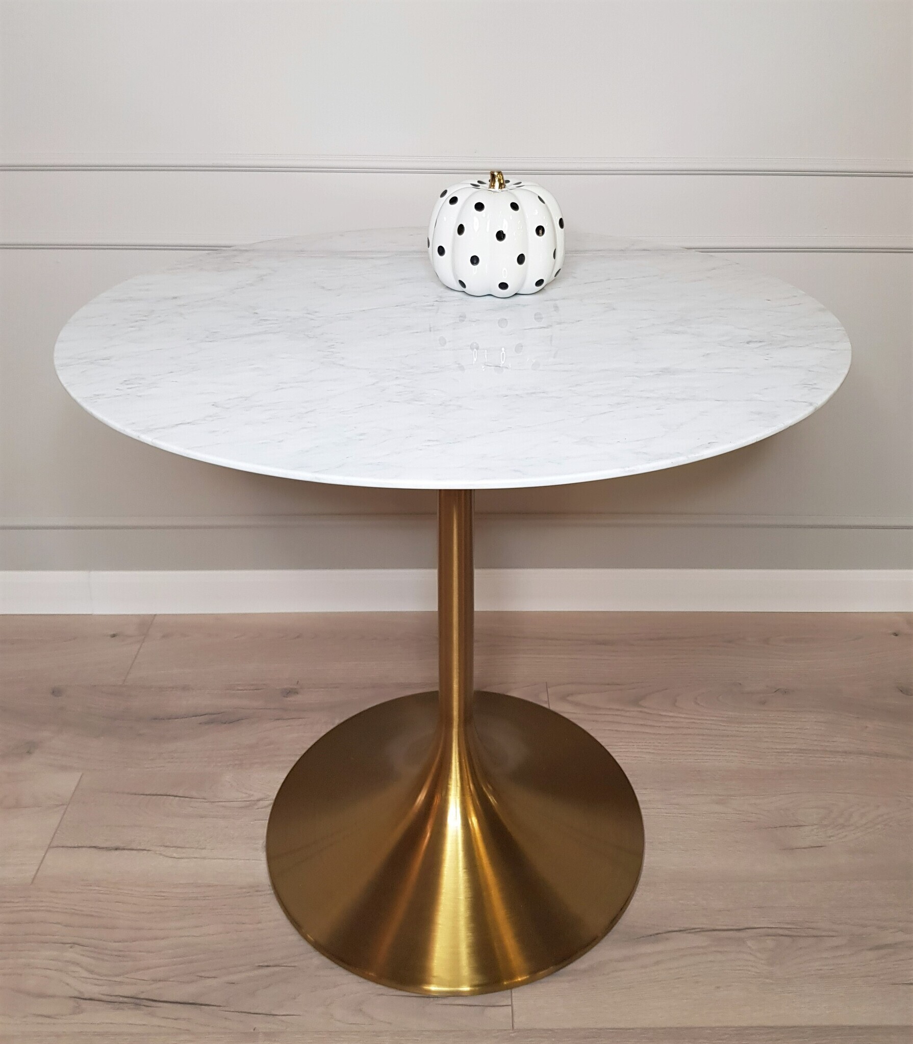 Стол Tulip Marble Brass
