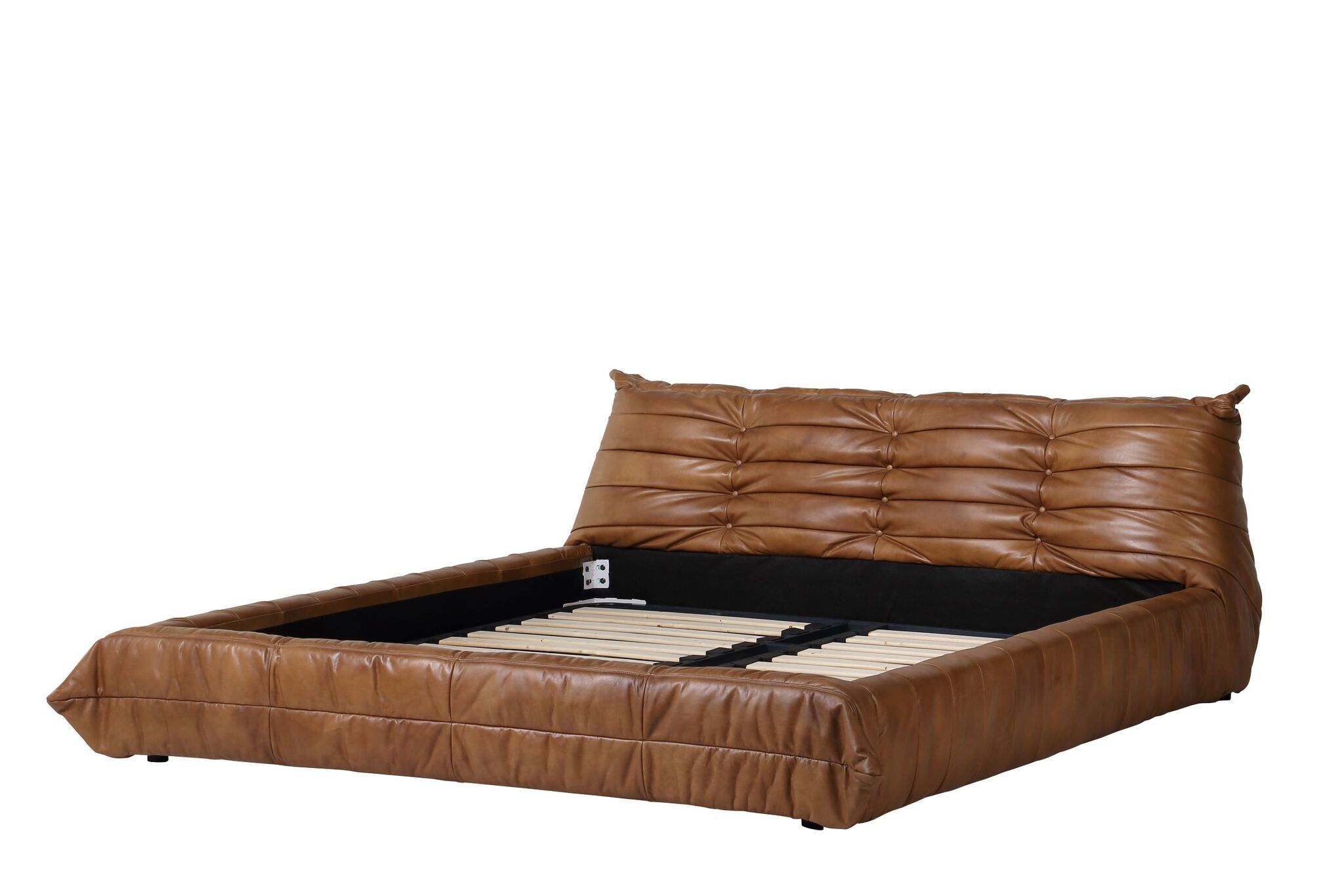 Кровать RBD029 New Dark Ter leather