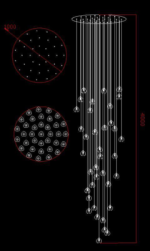 Люстра Bocci 14.36 Random 110 x 40