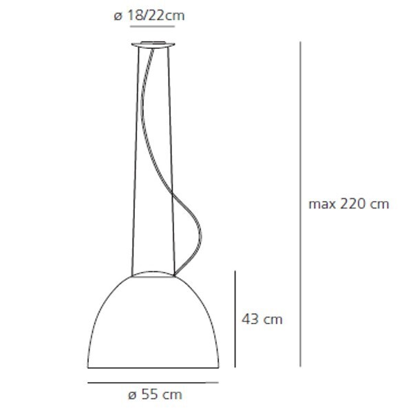Люстра Nur Gloss D55 подвесная