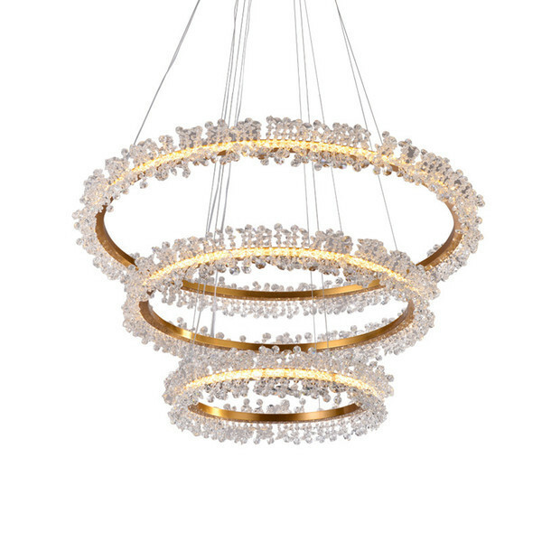 Люстра Halo Crystal Pendant Lamp 3 D100 подвесная