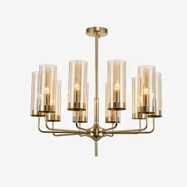 Люстра Glass Tube Chandelier 10