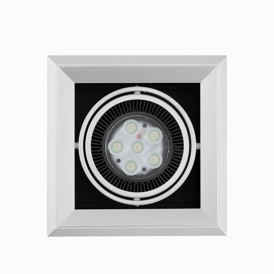Встраиваемый потолочный светильник Grille Lamp 1 21х21