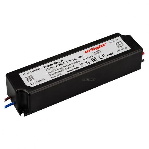 Блок питания ARPV-LV12060 (12V, 5.0A, 60W) 011000
