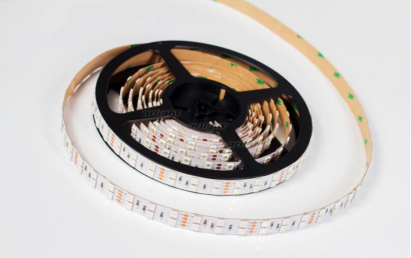Светодиодная лента RT 2-5000 24V Yellow 2x2 (5060, 600 LED, LUX) 011263