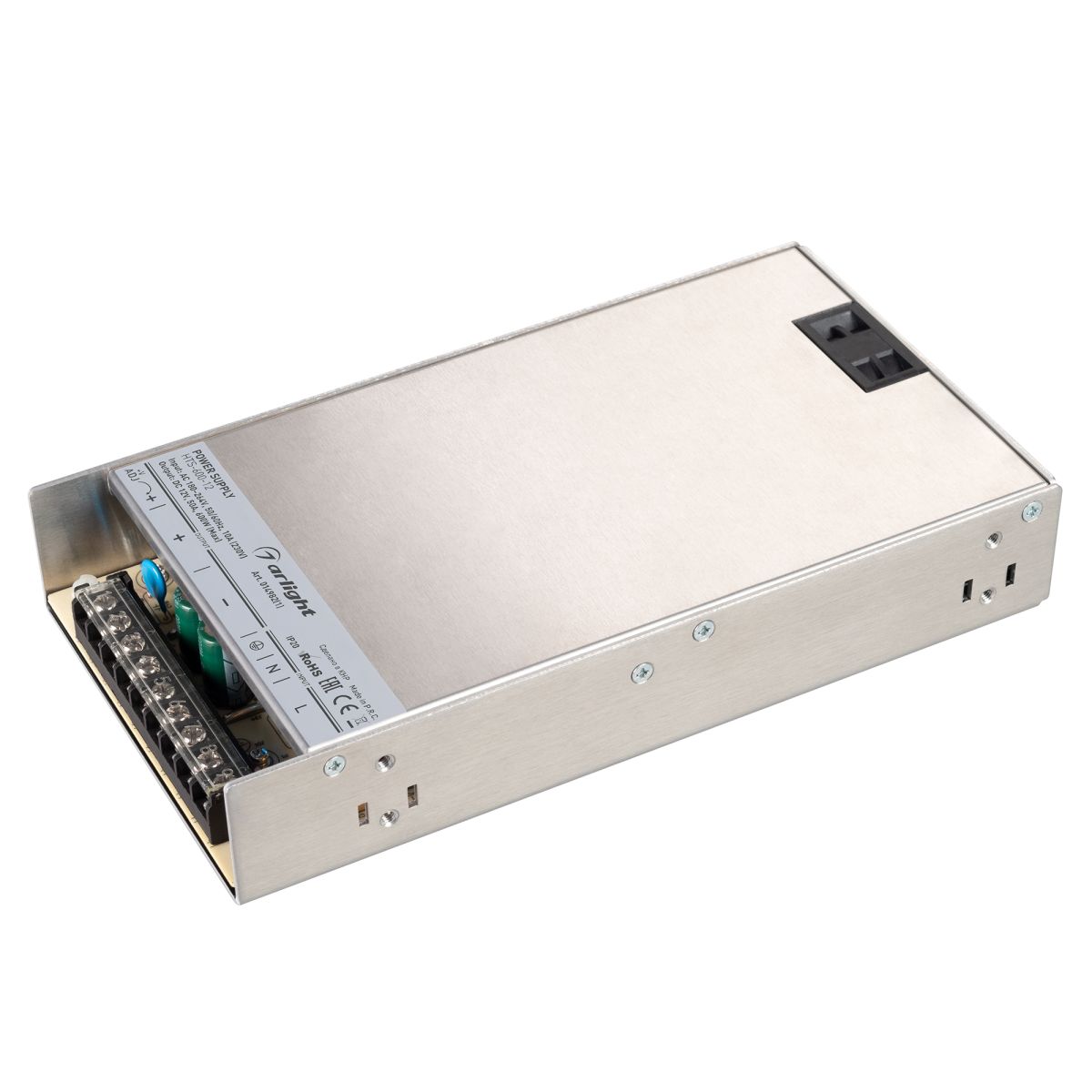 Блок питания HTS-600-12 (12V, 50A, 600W) (IP20 Сетка) 014982(1)