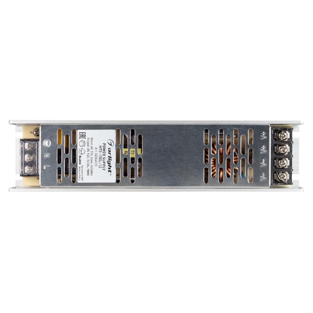 Блок питания HTS-150L-12 (12V, 12.5A, 150W) 020824(1)
