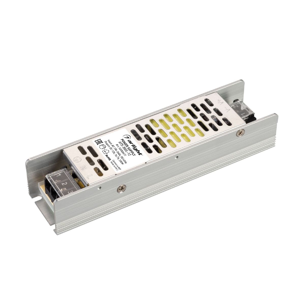 Блок питания HTS-200L-12 (12V, 16.7A, 200W, IP20) 020826(1)