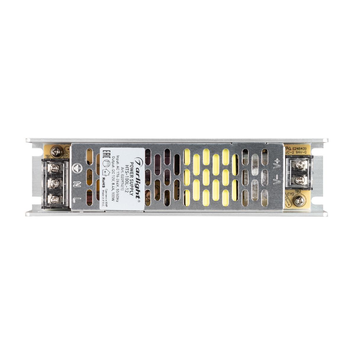 Блок питания HTS-100L-12 (12V, 8.4A, 100W) 020974(1)