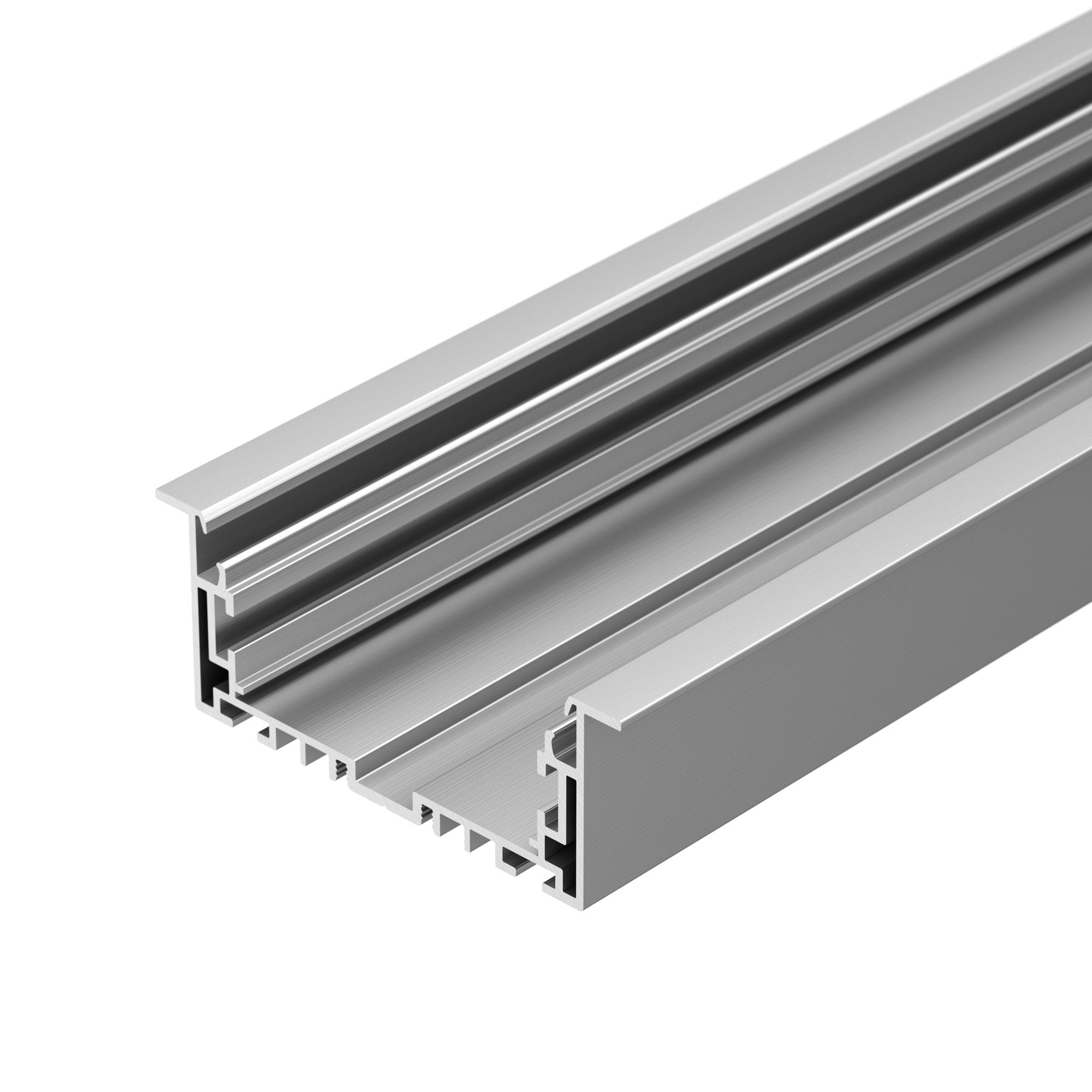 Алюминиевый профиль с экраном S2-Linia94-F-2500 Anod+Opal 021178(1)