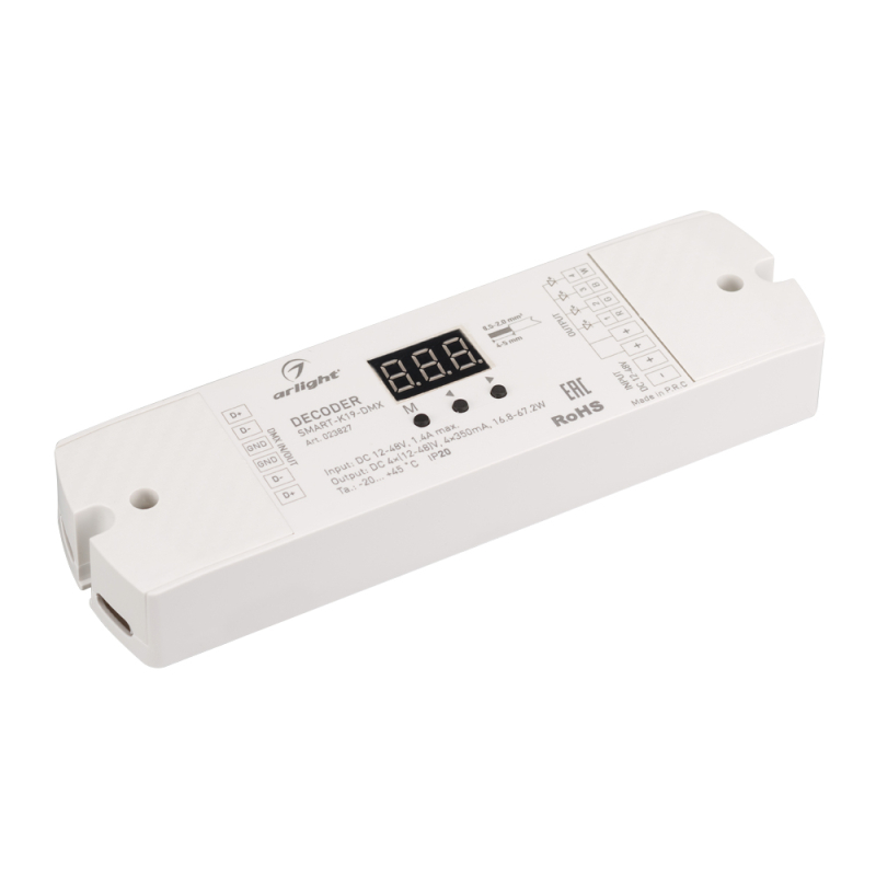 Декодер Smart-K19-DMX (12-48V, 4x350mA) 023827