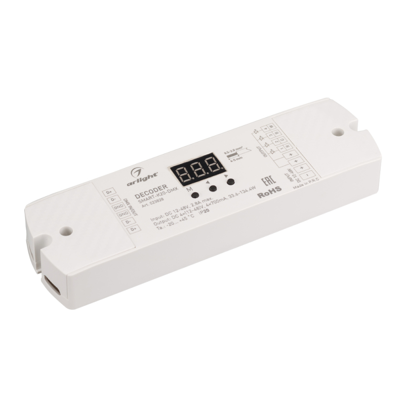 Декодер Smart-K20-DMX (12-48V, 4x700mA) 023828